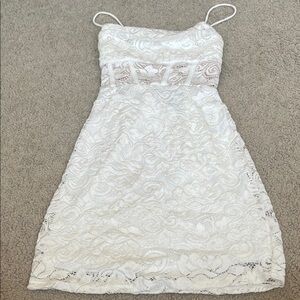 Windsor White Spaghetti Strap Sundress
